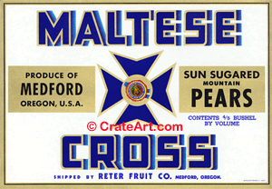 MALTESE CROSS (P) #1