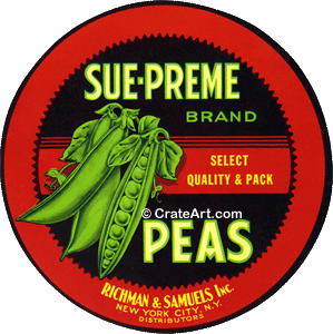 SUE-PREME PEAS (V)